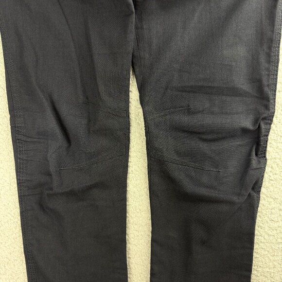 Lanvin Pants Mens Euro 46 Small S Navy Blue Ankle Zip Skinny Fit Biker Moto 1 - Picture 6 of 10
